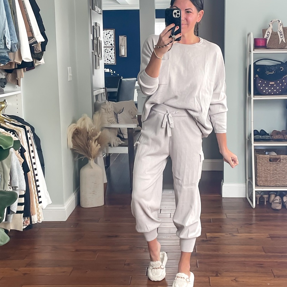 Women's Gray Lounge Set